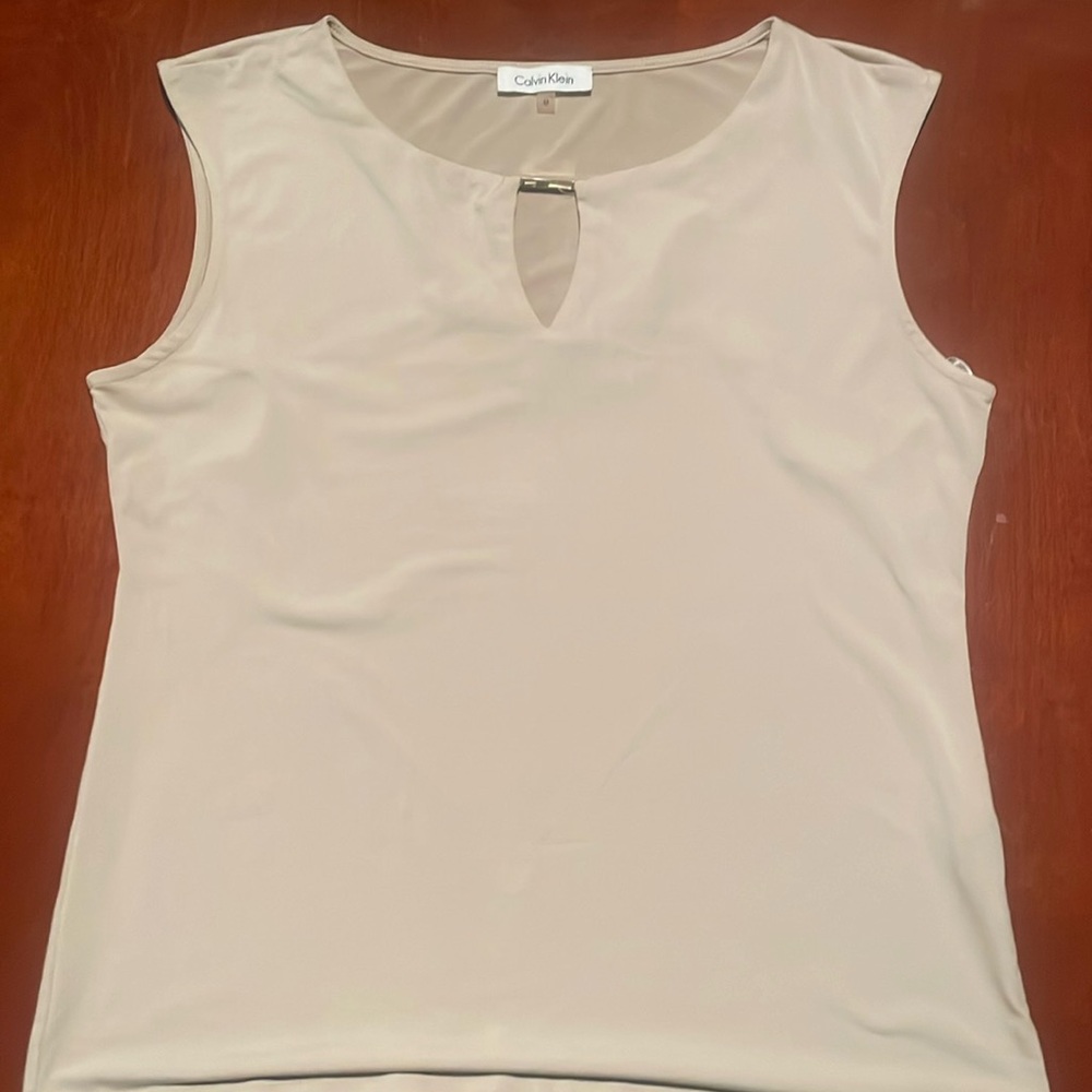 Tan blouse